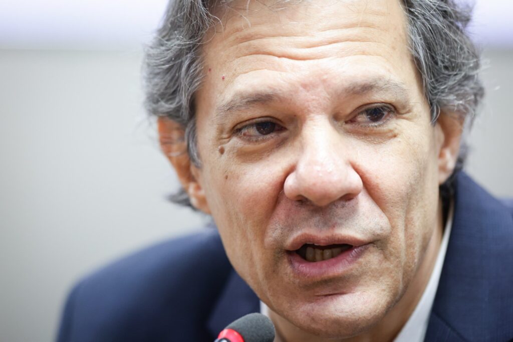 O ministro Fernando Haddad