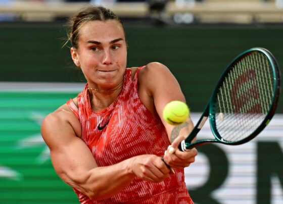 Foto colorida de Sabalenka, tenista - Metrópoles