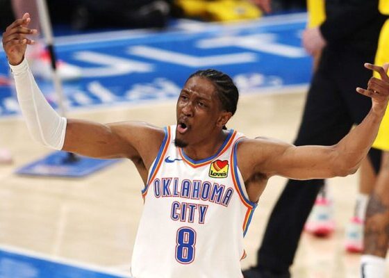 Foto colorida de Jalen Williams, jogador do OKC - Metrópoles
