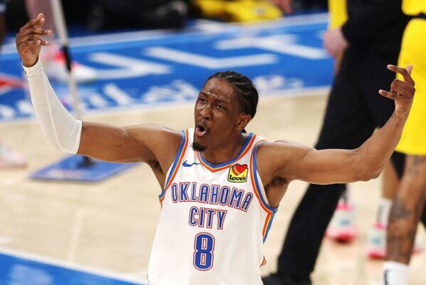 Foto colorida de Jalen Williams, jogador do OKC - Metrópoles