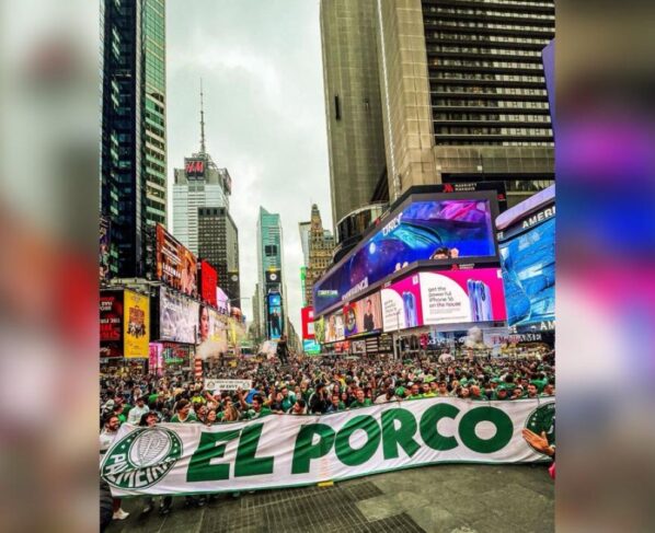 Torcida do Palmeiras em Nova York